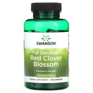 Червона конюшина Red Clover 430 мг 90 капсул при клімаксі від припливів Swanson США
