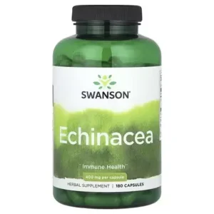 Ехінацея 400 мг 180 капсул для імунітету противірусний препарат Swanson USA
