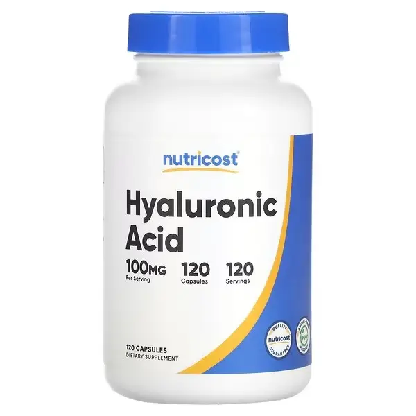 Гіалуронова кислота 100 мг 120 капс для хрящів суглобів шкіри Nutricost США Гіалуронова кислота 100 мг 120 капс для хрящів суглобів шкіри Nutricost США