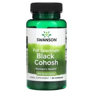 Клопогон Black Cohosh 60 капсул допомога при менопаузі від припливів Swanson США