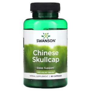 Шоломник Scullcap 400 мг 90 капсул при ПМС клімаксі для нервової систем Swanson USA
