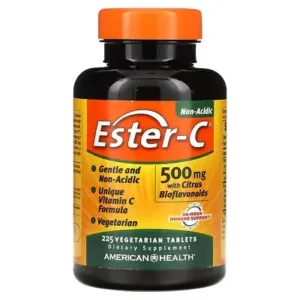 Вітамін С Ester-C з біофлавоноїдами 500 мг 225 таблеток Естер-С American Health США